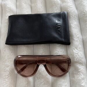 NEW Quay set list doe / tan Sunglasses